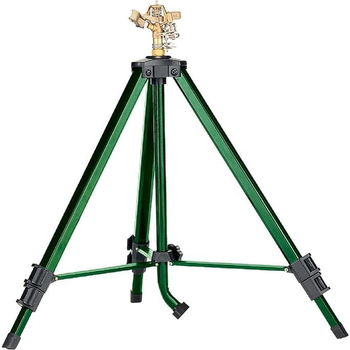 Orbit 58308Z Tripod Lawn Brass Impact Sprinkler